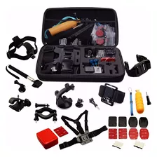 Kit De Acessórios Grande Para Gopro Sjcam Eken 4k Hd Xtrax