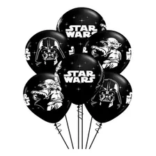 X5 Globos Látex Fiesta Decoración Estilo Star Wars 