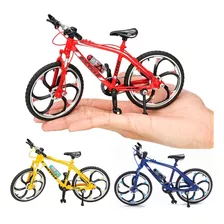 Bicicleta Miniatura Em Metal 1:10 Mountain Bike Die Cast