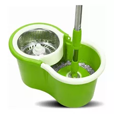 Trapeador Spin Mop Giratorio 360° Con Exprimidor De Acero 