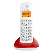 Telefono Fijo Inalambrico Alcatel E355 Pantalla Led Color Rojo
