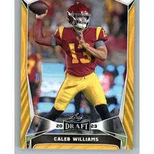 Leaf Draft Gold 20 Caleb Williams Usc Trojans Rc Rookie De 2