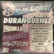 Disco Compacto Karaoke Pasito Duranguense