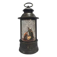 Farol Con Luz Musical Jesus Maria Navidad Decoracion Silmar