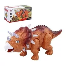 Juguete De Luces Y Sonidos De Dinosaurio Triceratops
