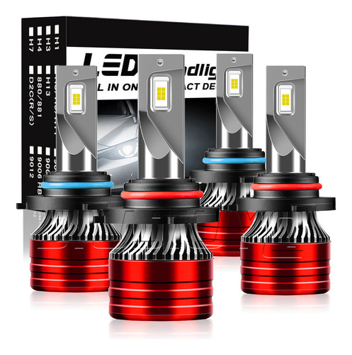 Foto de 36000lm Kit Focos Led 9006 9005 Haz Alto Y Bajo Para Chevy