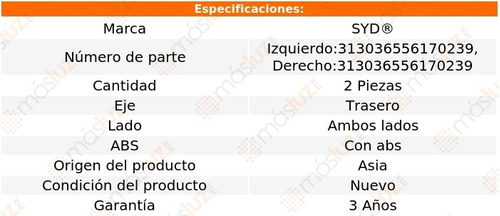 Kit Mazas Tra C/abs Cadillac Seville 92/96 Syd Foto 2