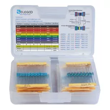 Elegoo 17 Valores 1% Kit De Resistencias, 0 Ohm-1m Ohm (p...