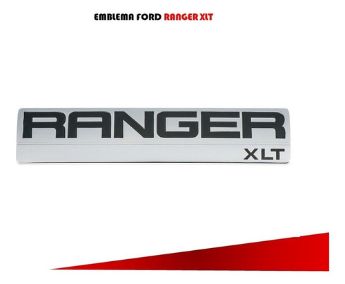 Kit De Emblemas Ford Ranger Xlt 2006-2011 Foto 2