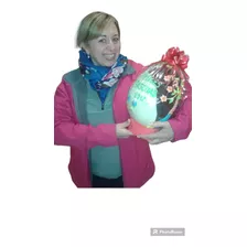 Huevo Pascua 25 30 40 Gallina Conejo Chocolate En Stock