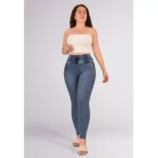  Jeans Dama Pantalones Mujer Levanta Pompa Ajusta Cintura 