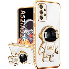 Funda Luxury Astronauta Para Galaxy A52/a52s-blanco 