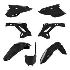 Kit Plástico Honda Cr 125/250 00-01 Reestilizado 2023 Preto