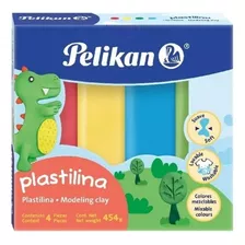 Plasticina Pelikan Barra Jumbo Color X4 Serviciopapelero
