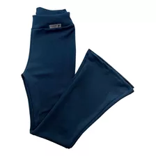 Calça Flare Juvenil Malha Crepe / Tamanho 10 Ao 16.