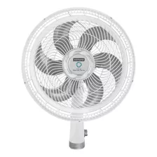 Ventilador De Pared Samurai Ultra Silence Force Turbo Blanco Con 6 Aspas Color Gris, 18 De Diámetro 110 v