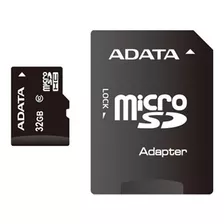 Memoria Adata 32g Micro Sd Clase 10 Pvideo Hd Y Trans Rapida