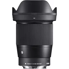 Sigma 16mm F1.4 Dc Dn Para Canon M, M50 Mkii M200 M6 Etc