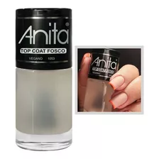 Esmalte Top Coat Fosco Anita Secagem Rápida Longa Duração Cor Top Coat Fosco