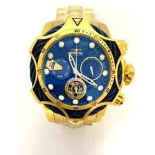 Relógio Luxo Invicta Venom Original Banhado A Ouro 100% 