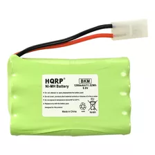 Hqrp Batería Compacta Ni-mh 9.6v Mah Recargable Con Conect.