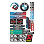 Set Stickers Bmw Racing Personaliza Moto Y Equipo 01