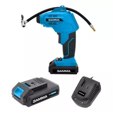 Compresor Inflador Inalambrico Gamma + Cargador Y Bateria