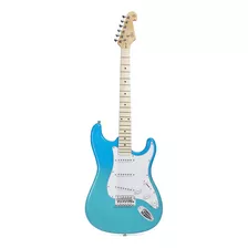 Guitarra Electrica Sx Sem1 Modern Serie Strato Blue Glow C/f Color Azul