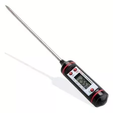 Termômetro Digital Sensor Tipo Espeto -50 A 300°c Culinário Cor Preto