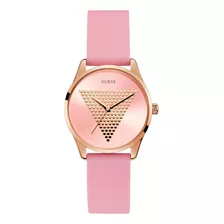 Reloj Guess Mini Imprint Dama W1227l4 Rosa Color Del Fondo Rosa Color De La Correa Rosa Color Del Bisel Oro/rosa