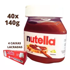 Kit 40 Potes 140g Creme Nutella Avelã Cacau Atacado Revenda