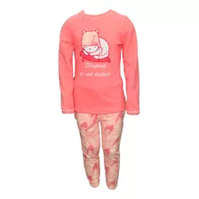 Pijama Polar Largo Niña 4-8 Mon Amour