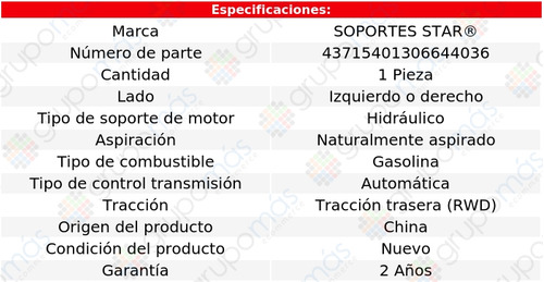 Soporte Motor Izq/der S Star Jaguar Xj8 V8 4.2l 04 A 05 Foto 2