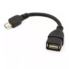 Cabo Adaptador V8 Micro Usb Para Usb (fêmea) Otg