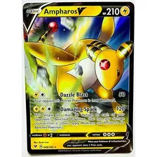 Carta Pokémon Original Ampharos V+10 Cartas 