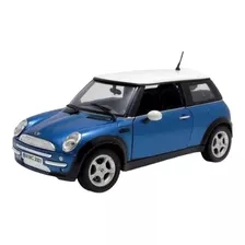 Mini Cooper Escala 1:18 Motor Max Azul