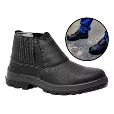 Bota Botina De Segurança Vulcanex Bico Pvc Com Elástico