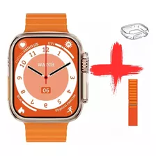 Smartwatch W69 Serie 9 Lançamento 45mm Pulseira Extra E Case