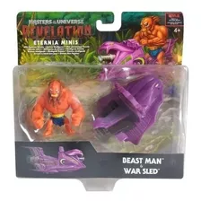 Boneco Homem Fera War Sled Mini Eternia Revelations Masters 