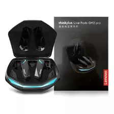 Audífonos Lenovo Livepods Gm2 Pro Bluetooth 5.3 Gamer, Negro