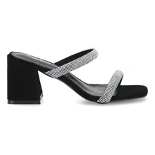 Sandalia Taco Negra 35133