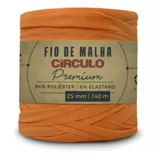 Fio De Malha Círculo Premium - Ideal Artesanato E Crochê Cor 4222 - Casca De Laranja