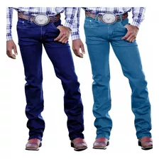 Kit Com 5 Calça Jeans Masculina Country Lycra Kaeru