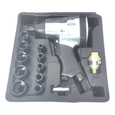 Chave De Impacto 1/2 32 Quilos De Torque Pneumática Com Kit 