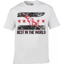 Playera Cm Punk Best, Cuello Redondo 100% Algodón