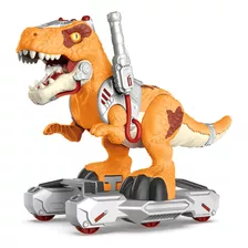 Scooter De Dinosaurio Montables Para Niños Niñas Color Naranja