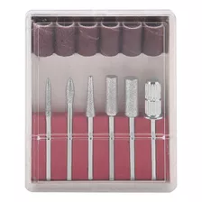 Set X6u Punta Intercambiables Torno Uñas Polygel Profesional