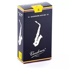 Vandoren Sr213 Alto Sax Traditional Reeds Strength 3 Box O