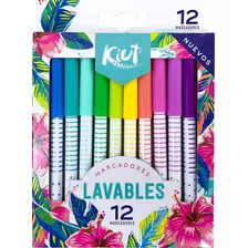 Marcadores Lavables X 12 Kiut