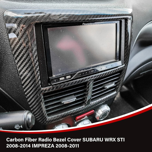 Cubierta De Bisel Estreo De Radio Para Subaru Wrx Impreza S Foto 5